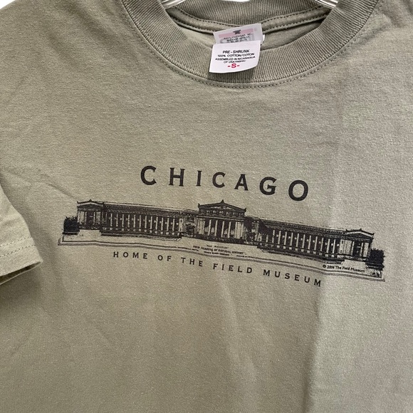 Anvil Graphic Tee Chicago Home of the Field Museum Size Unisex Adult Small - Picture 3 of 4